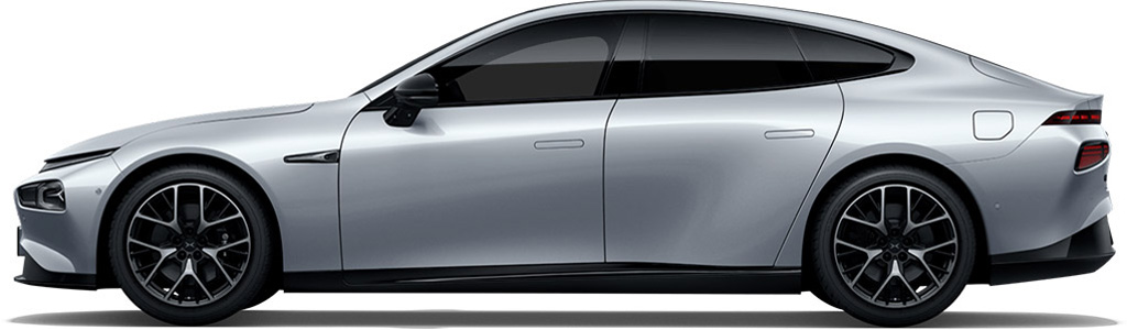 Xpeng P7 Stříbrná Frost